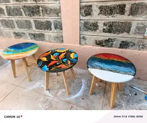 Custom Epoxy Top Coffee Tables/Recycled Tyres Tables