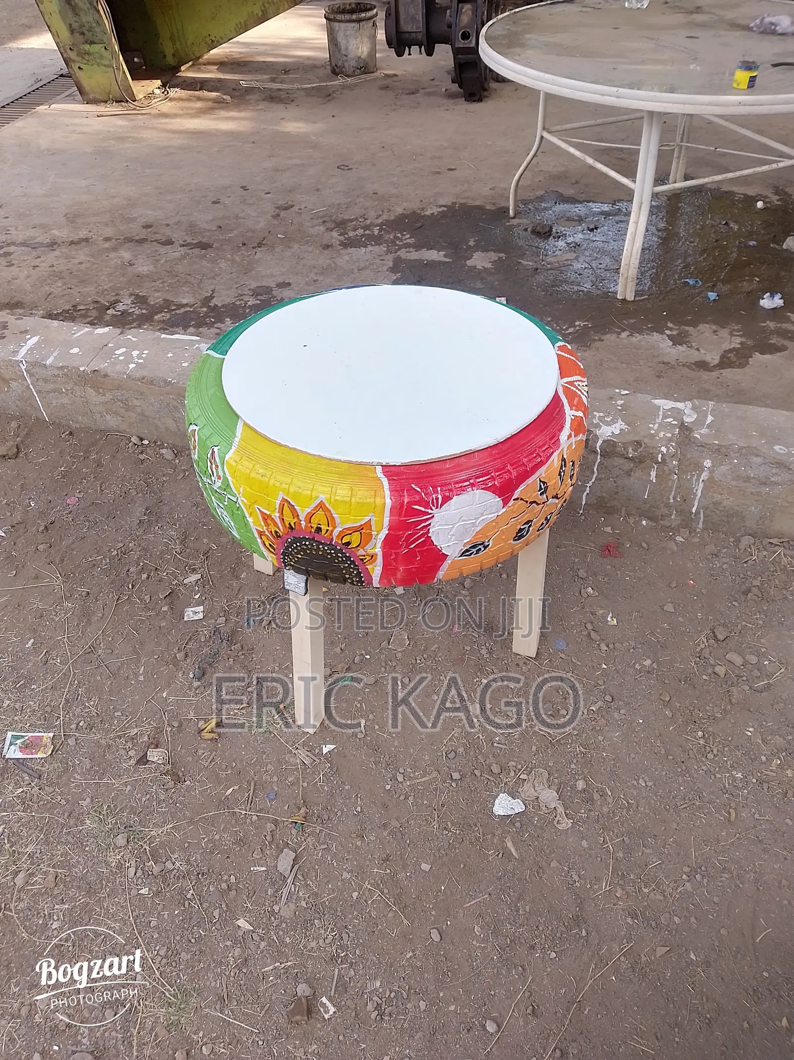 Custom Epoxy Top Coffee Tables/Recycled Tyres Tables