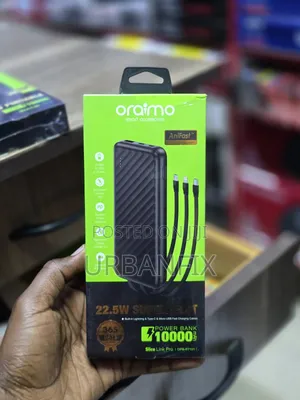 10000mAh Oraimo 22.5W Super Fast With Built in Lightning and Type C