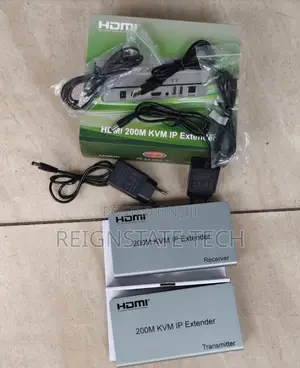 200M HDMI KVM Extender With Transmitter TX) and Receiver (RX) With USB