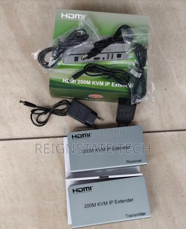 200M HDMI KVM Extender With Transmitter TX) and Receiver (RX) With USB