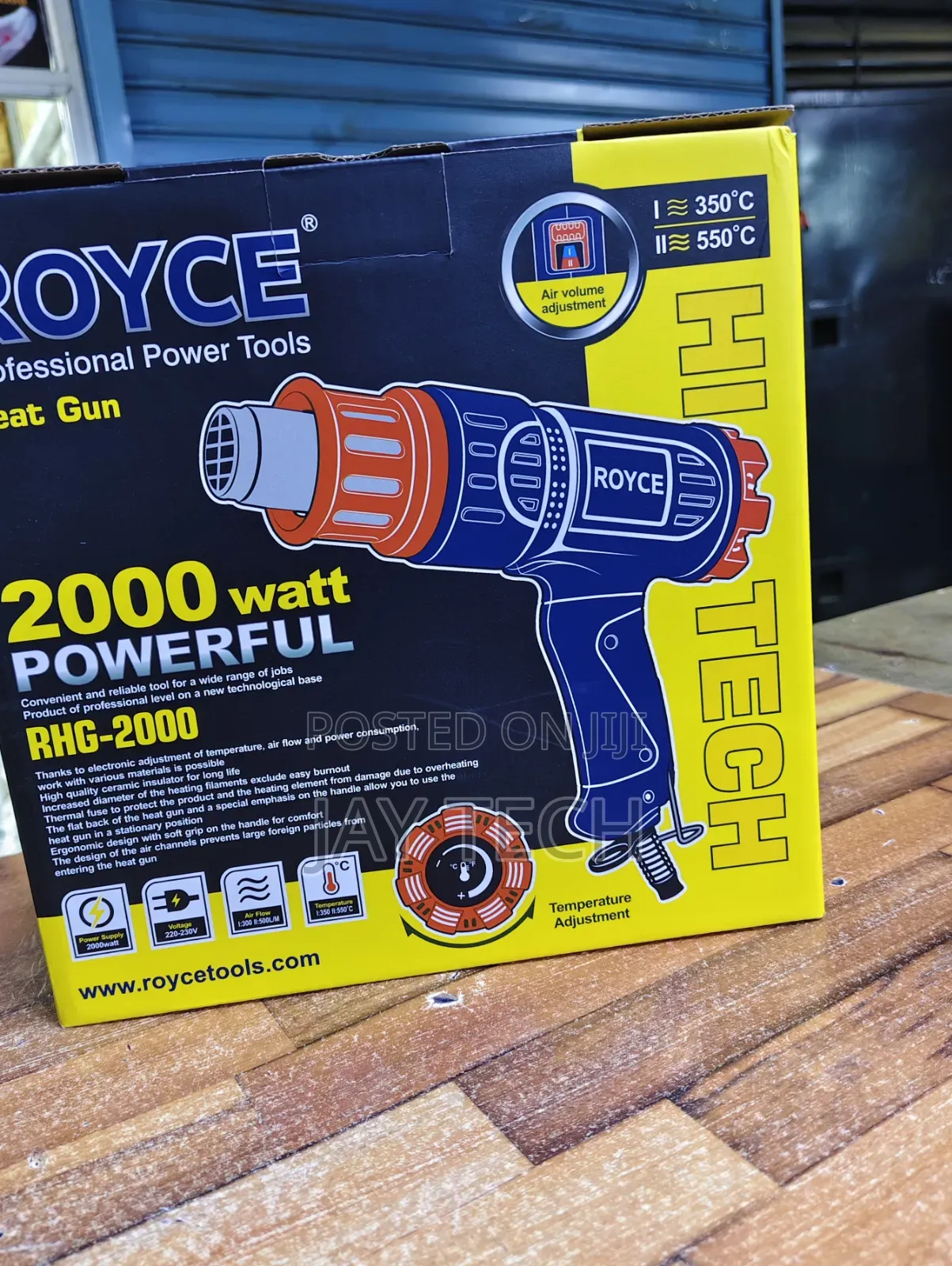 Royce 2000W Heavy Duty Heat Gun (Brand New)