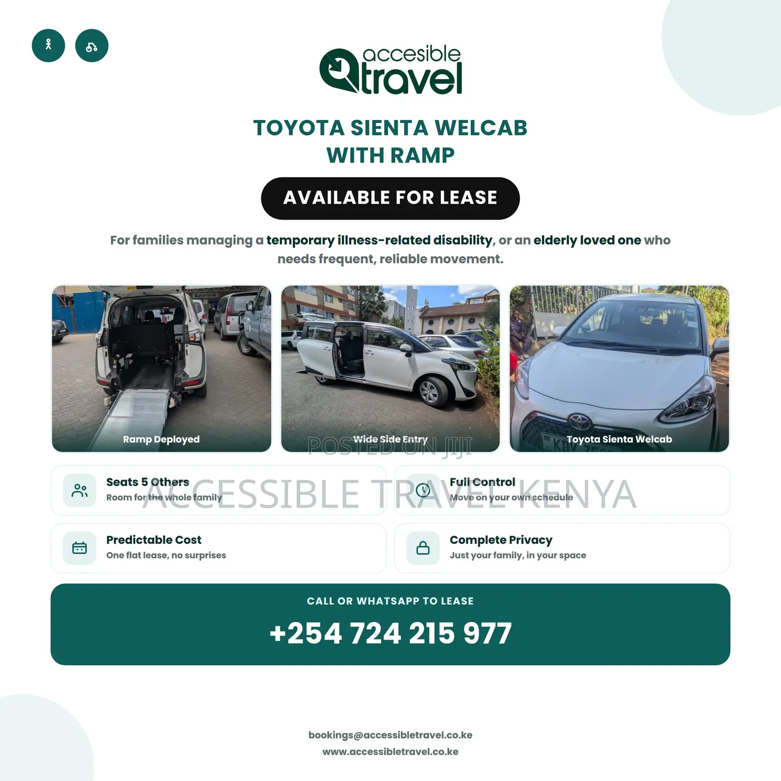 Toyota Sienta 1.5 AWD 2020 White