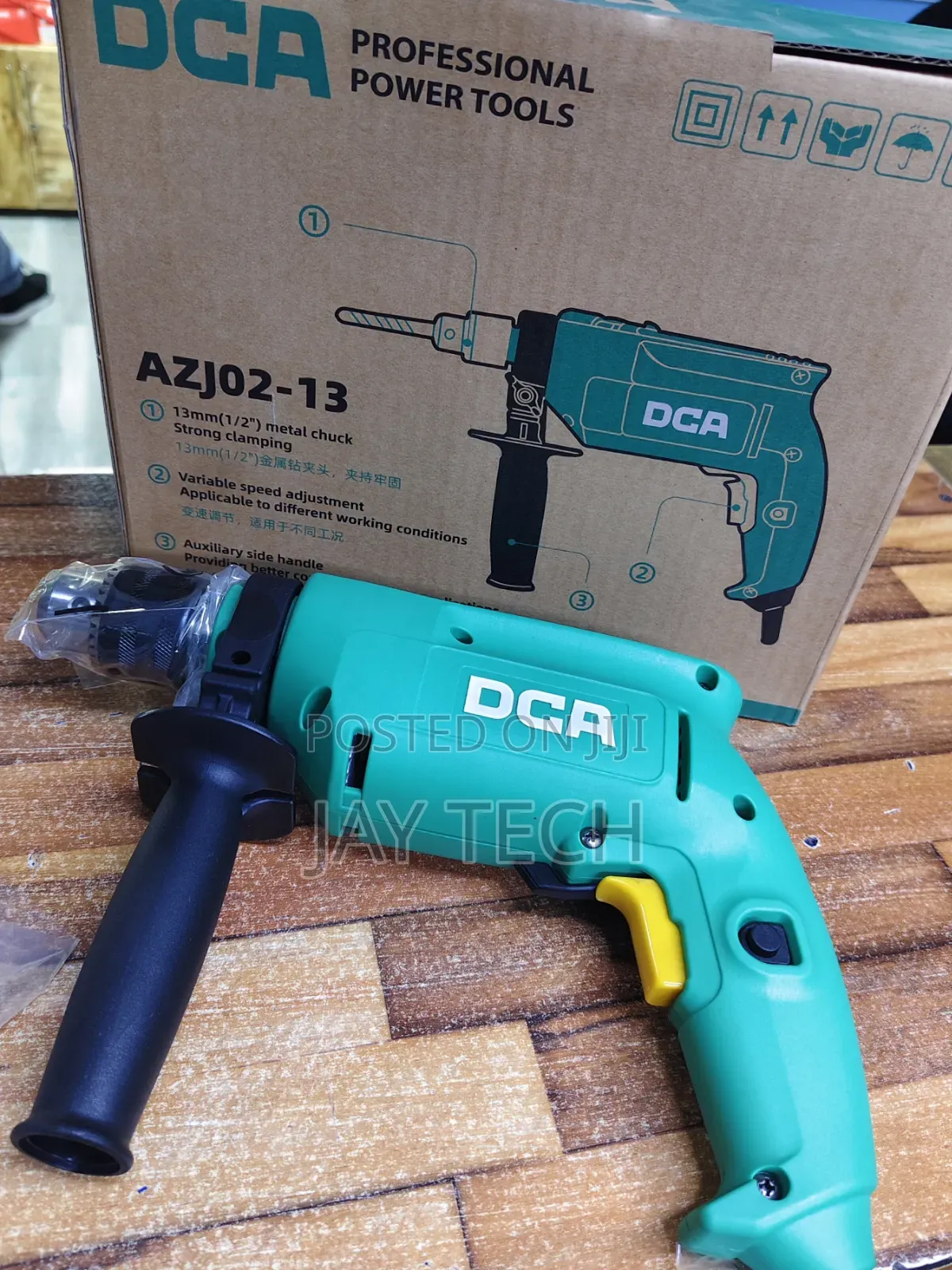 DCA AZJ02-13 Electric Impact Drill (500W, 13mm) – Brand New