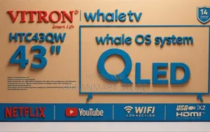 Vitron 43 Inch QLED TV New Upgraded Model