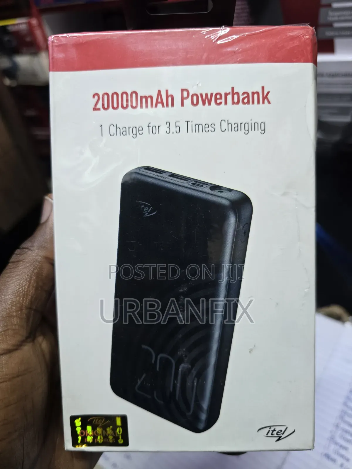 20000mAh Itel Quality Fast Charging Powerbank With 3 Outputs