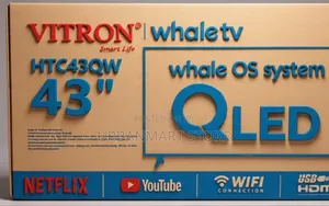 Vitron 43 Inch QLED TV New Upgraded Model