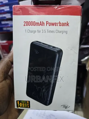 20000mAh Itel Quality Fast Charging Powerbank With 3 Outputs