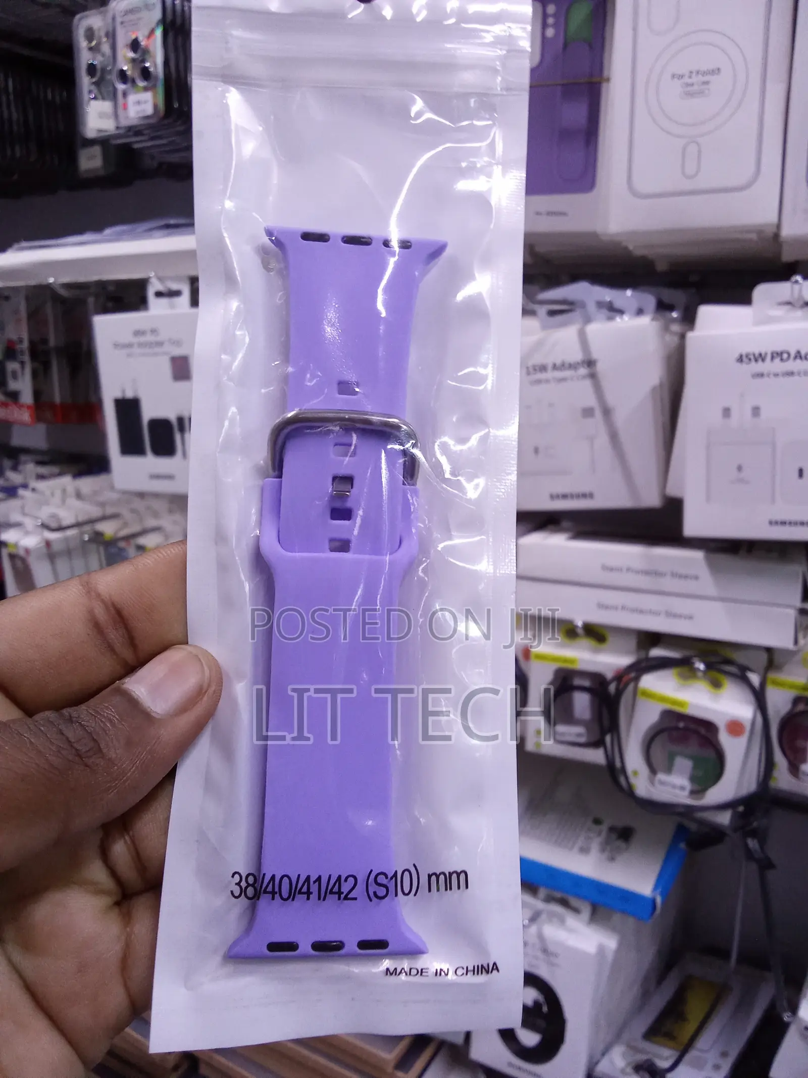 Apple Watch Silicone Sport Strap - Lavender Purple - 38/40/41/42mm