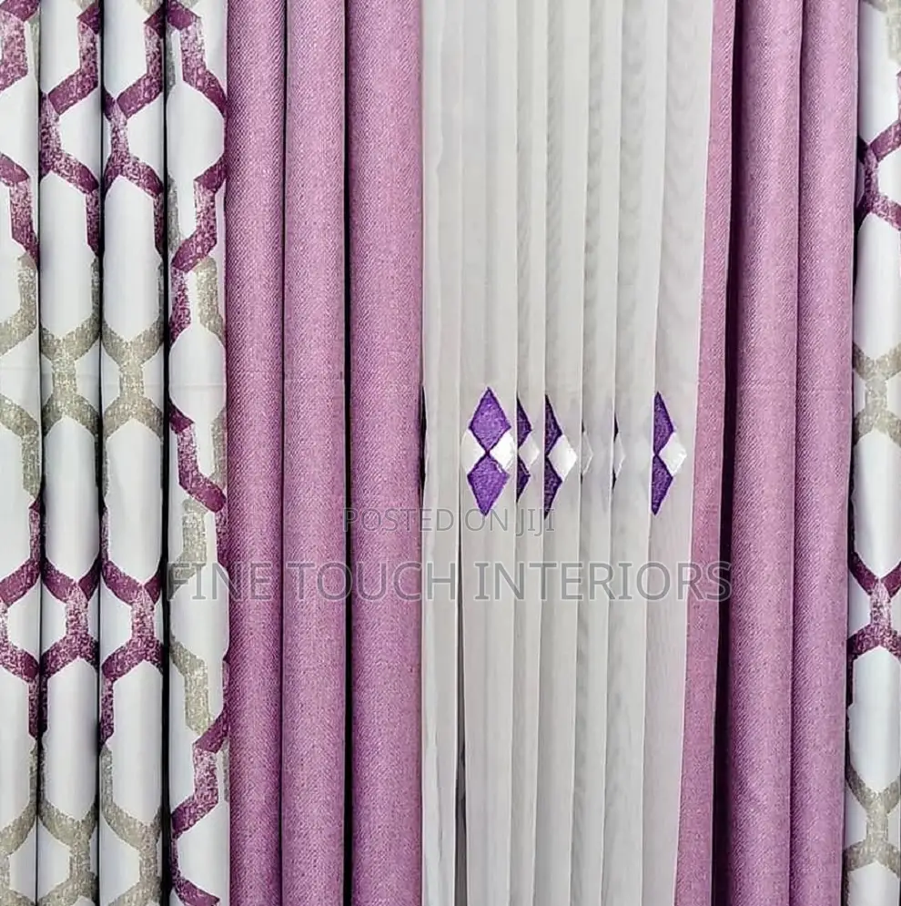 Modern Printed Curtains for Home Office