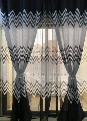 Modern Printed Curtains for Home Office