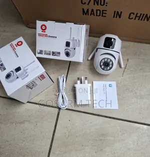 V380 Smart WiFi Wall Mounted Bulb Camera – Dual Lens PTZ CCTV