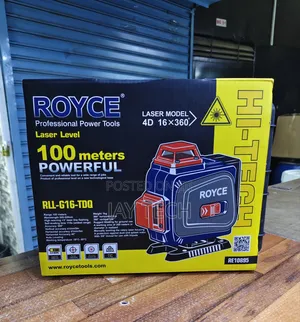 Royce 4D 16-Line Green Laser Level (100M Range)