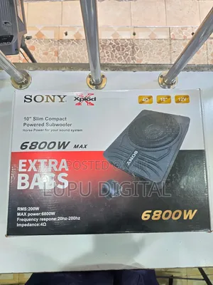 Sony S10 6800W Underseat Subwoofer