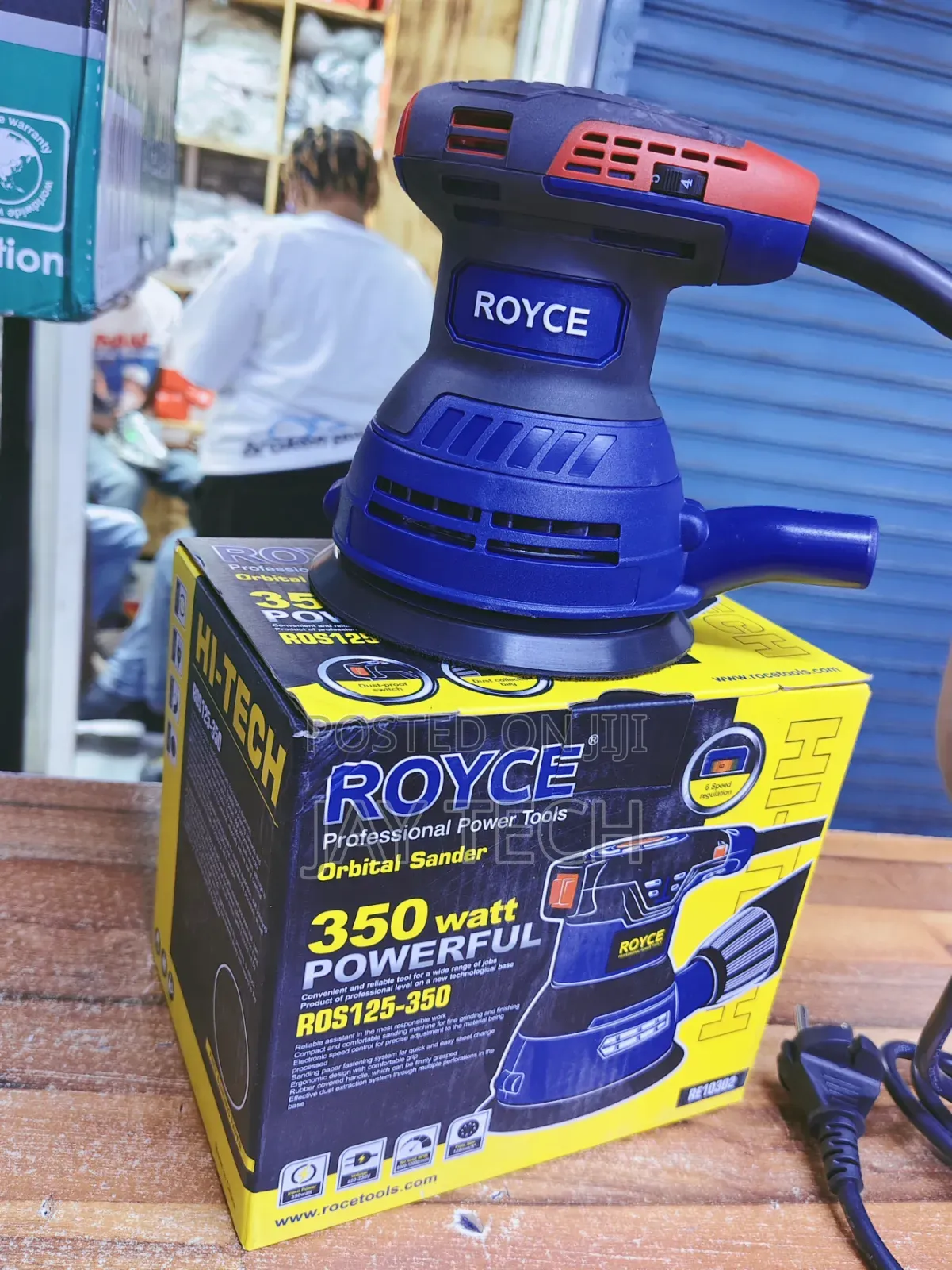 Royce 350W Electric Random Orbital Sander – Brand New