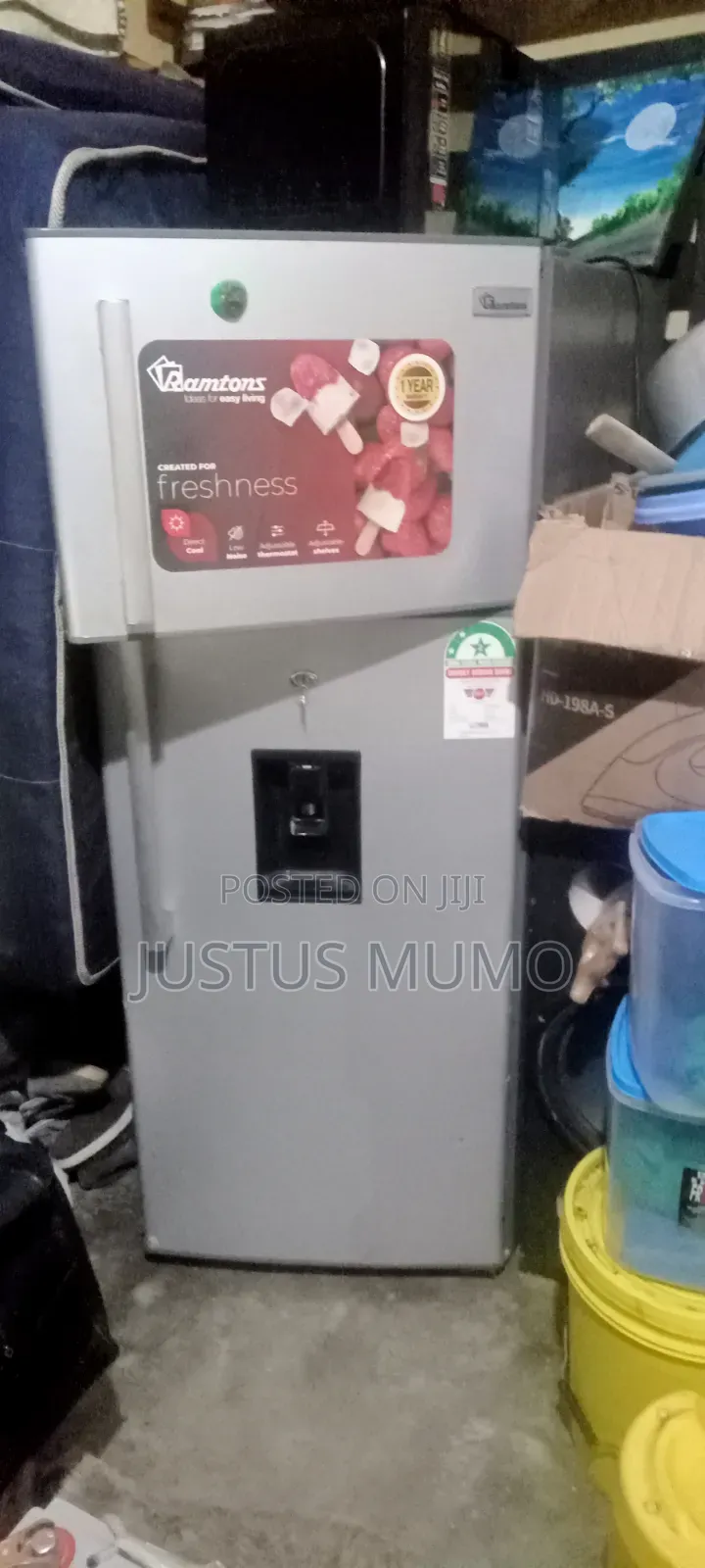 Ramtons Double Door Fridge.213L
