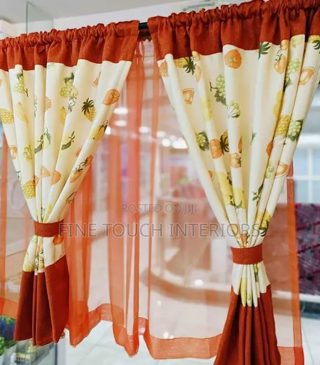 Kitchen Printed Home Curtains