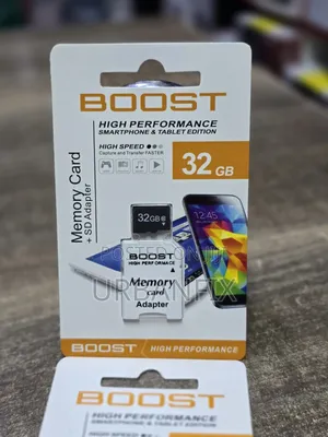 32GB Boost Memory Card With Fast Capture and Transfer