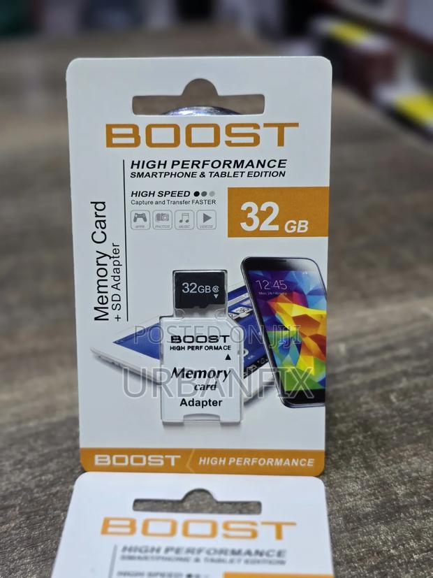 32GB Boost Memory Card With Fast Capture and Transfer