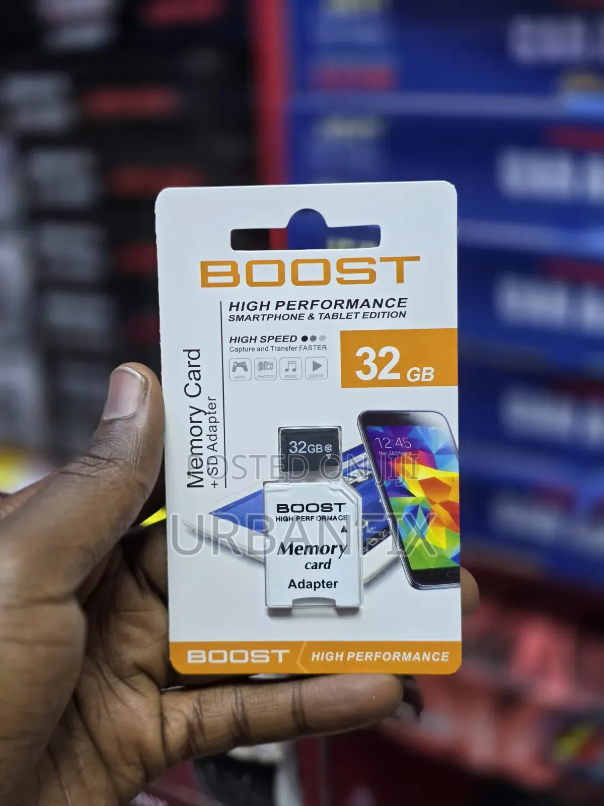32GB Boost Memory Card With Fast Capture and Transfer