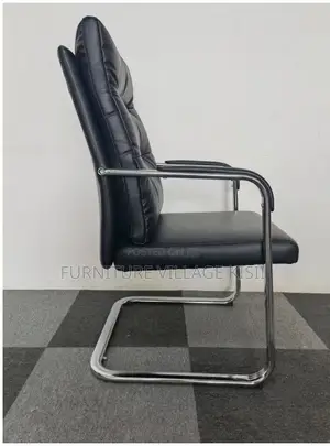 Office Chair; Modern Executive Leather Guest Chair