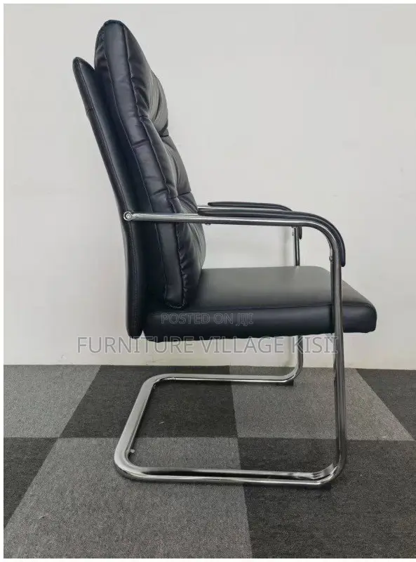 Office Chair; Modern Executive Leather Guest Chair