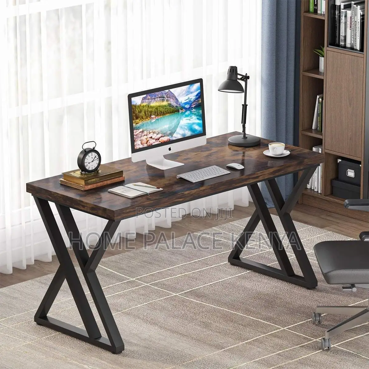 Study Table; Spacious Wooden Study Desk for Home and Office Work