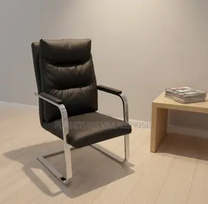 Office Chair; Modern Executive Leather Guest Chair