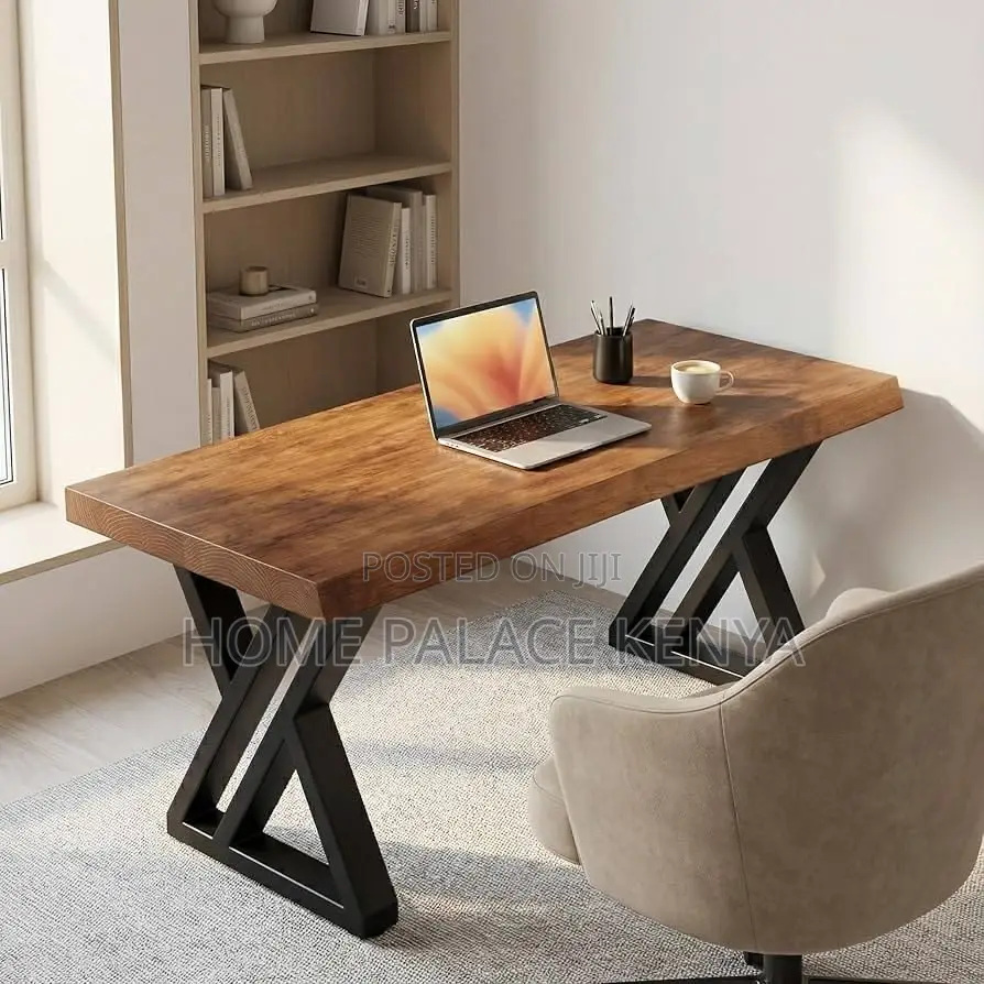 Study Table; Spacious Wooden Study Desk for Home and Office Work