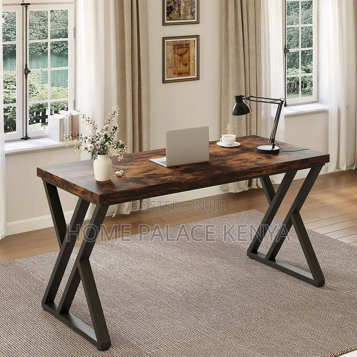 Study Table; Spacious Wooden Study Desk for Home and Office Work