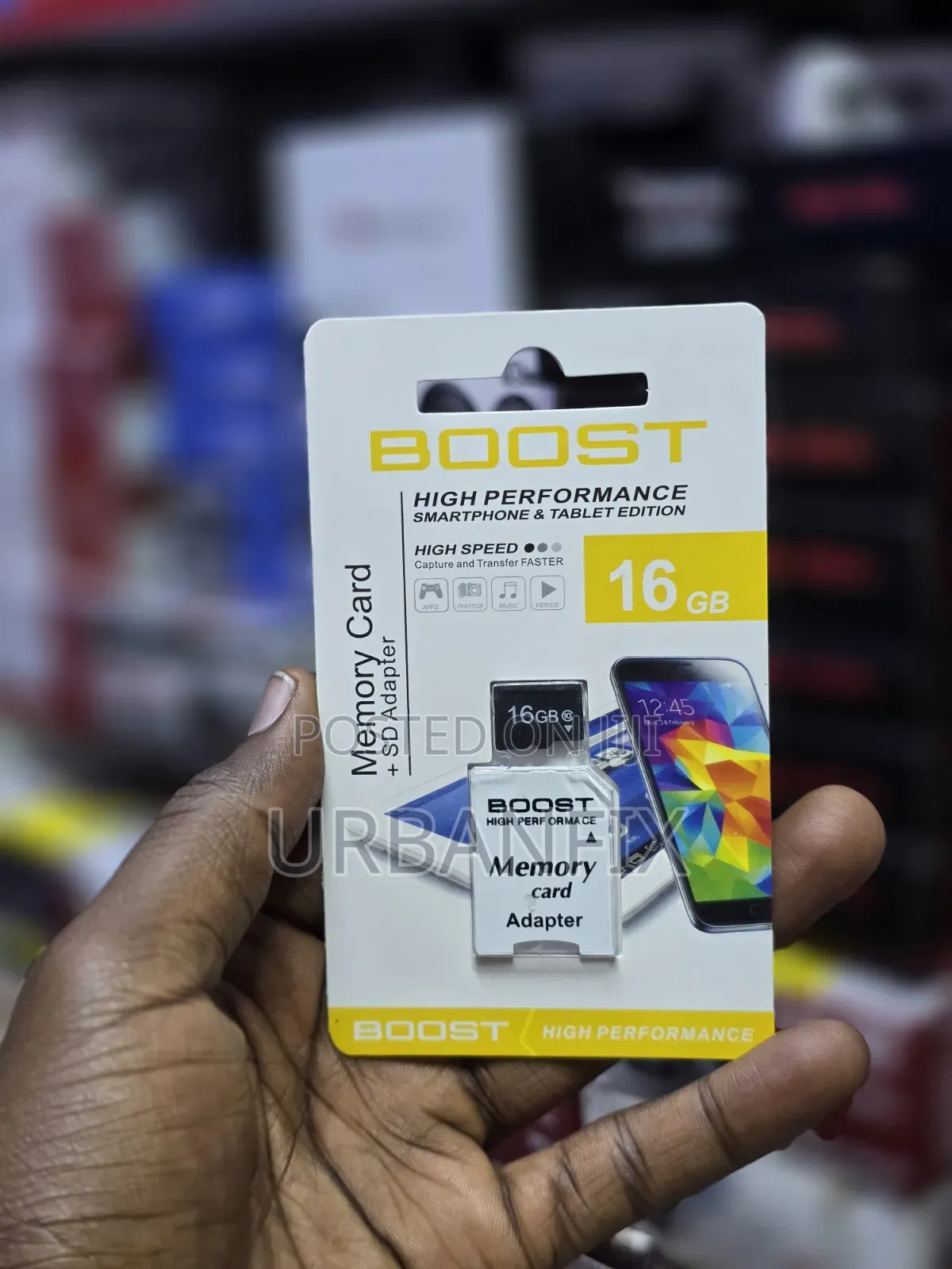 16GB Quality Boost Memory Card With High Speed Capture and Transfer
