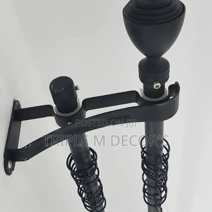 Non-Bend Powder Coated Jua Kali Curtain Rods