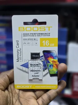 16GB Boost High Speed Memory Card With Fast Capture and Transfer