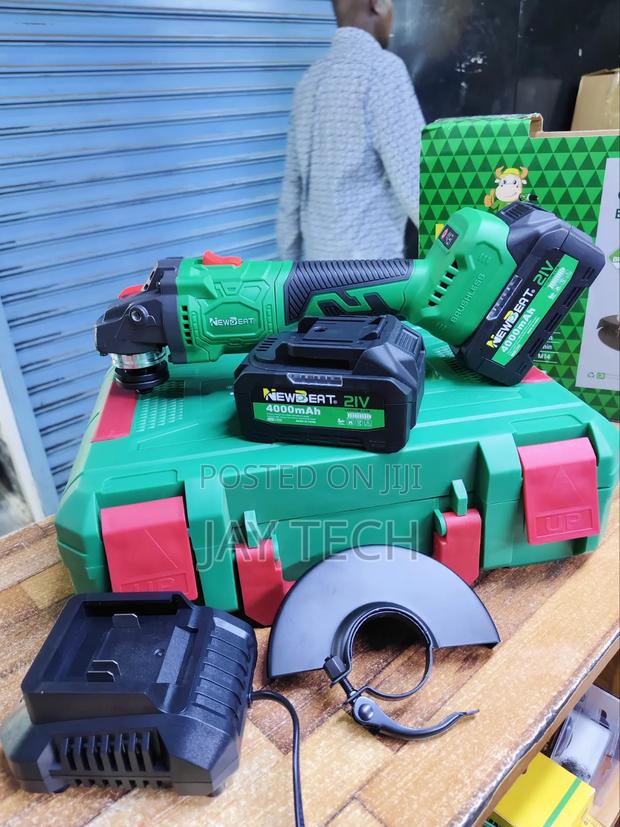 Newbeat 21V Brushless Cordless Angle Grinder Kit (4.5" )
