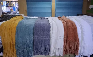 Knitted Fleece Blanket / Throw Blanket
