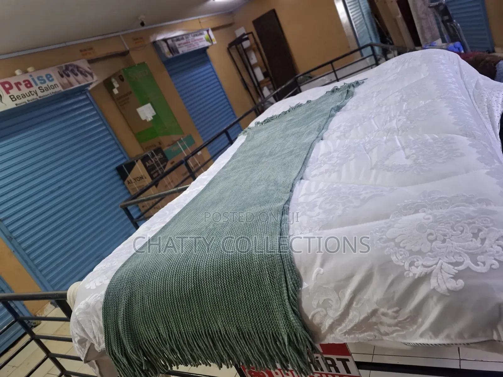 Knitted Fleece Blanket / Throw Blanket