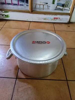 13LTR Aluminum Sufuria With Handle and Lid