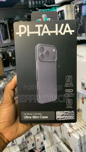 Pitaka Ultra-Slim Aramid Fiber Case Packaged for iPhone 17 Pro Max