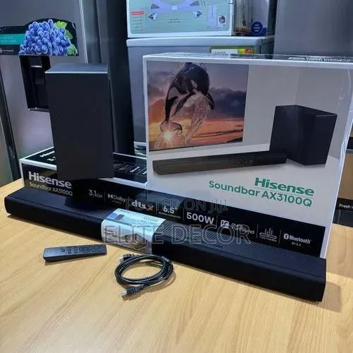 Hisense AX3100G 3.1CH Soundbar – 280W 
 Powerful