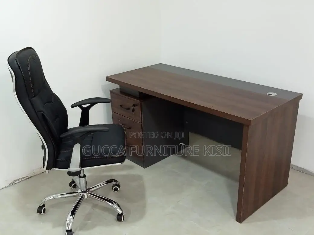 Desk; 1.2M Solid Wood Office Desk