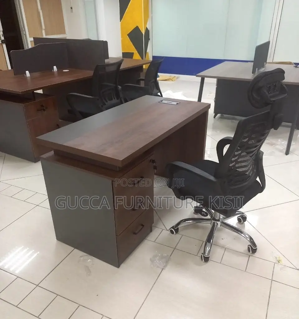 Desk; 1.2M Solid Wood Office Desk
