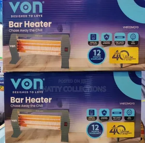 1200 Watts Von Quartz Bar Room Heater
