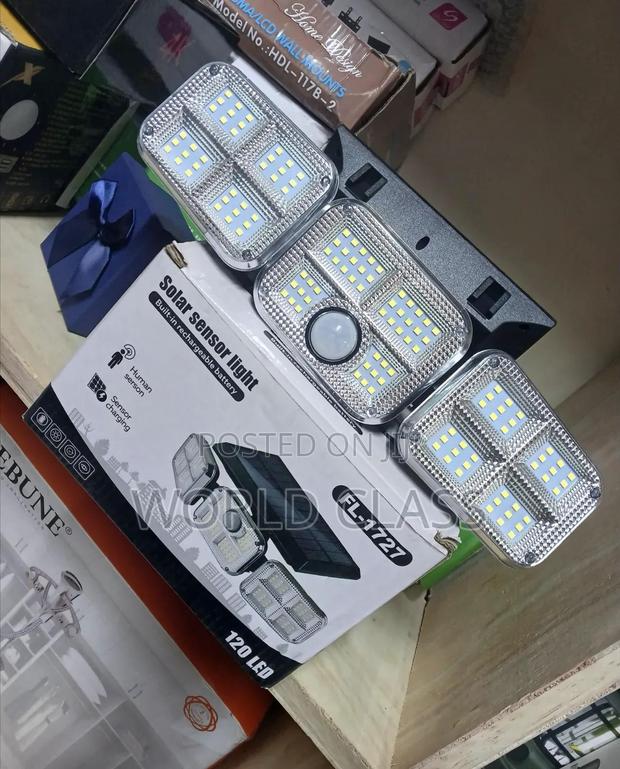 120 LED Solar-Powered Motion Sensor Security
