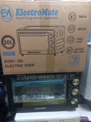 Electromate 20l Black Electric Oven
