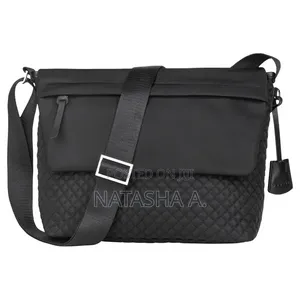Bugatti Quilted Nylon Crossbody Shoulder Bag.