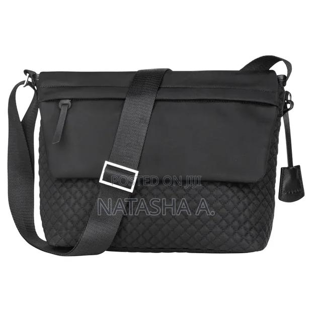 Bugatti Quilted Nylon Crossbody Shoulder Bag.