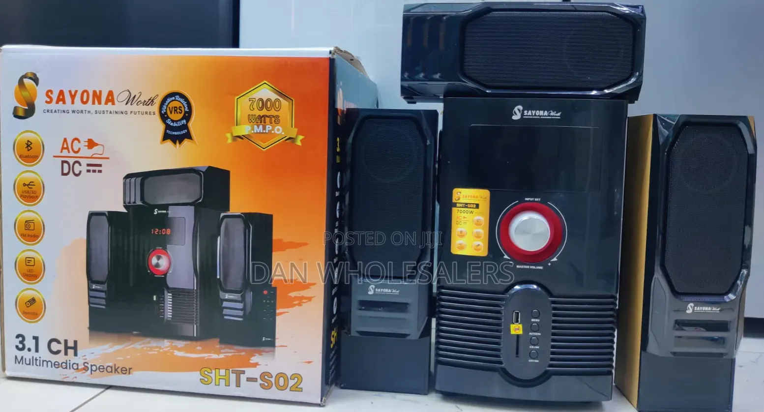 Sayona Worth SHT S02 3.1 Channel Woofer