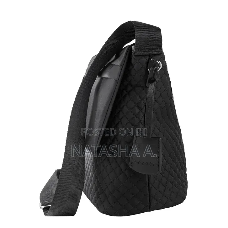 Bugatti Quilted Nylon Crossbody Shoulder Bag.
