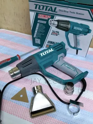 TOTAL 2000W Industrial Heat Gun (Model TB20078) + Full Accessories