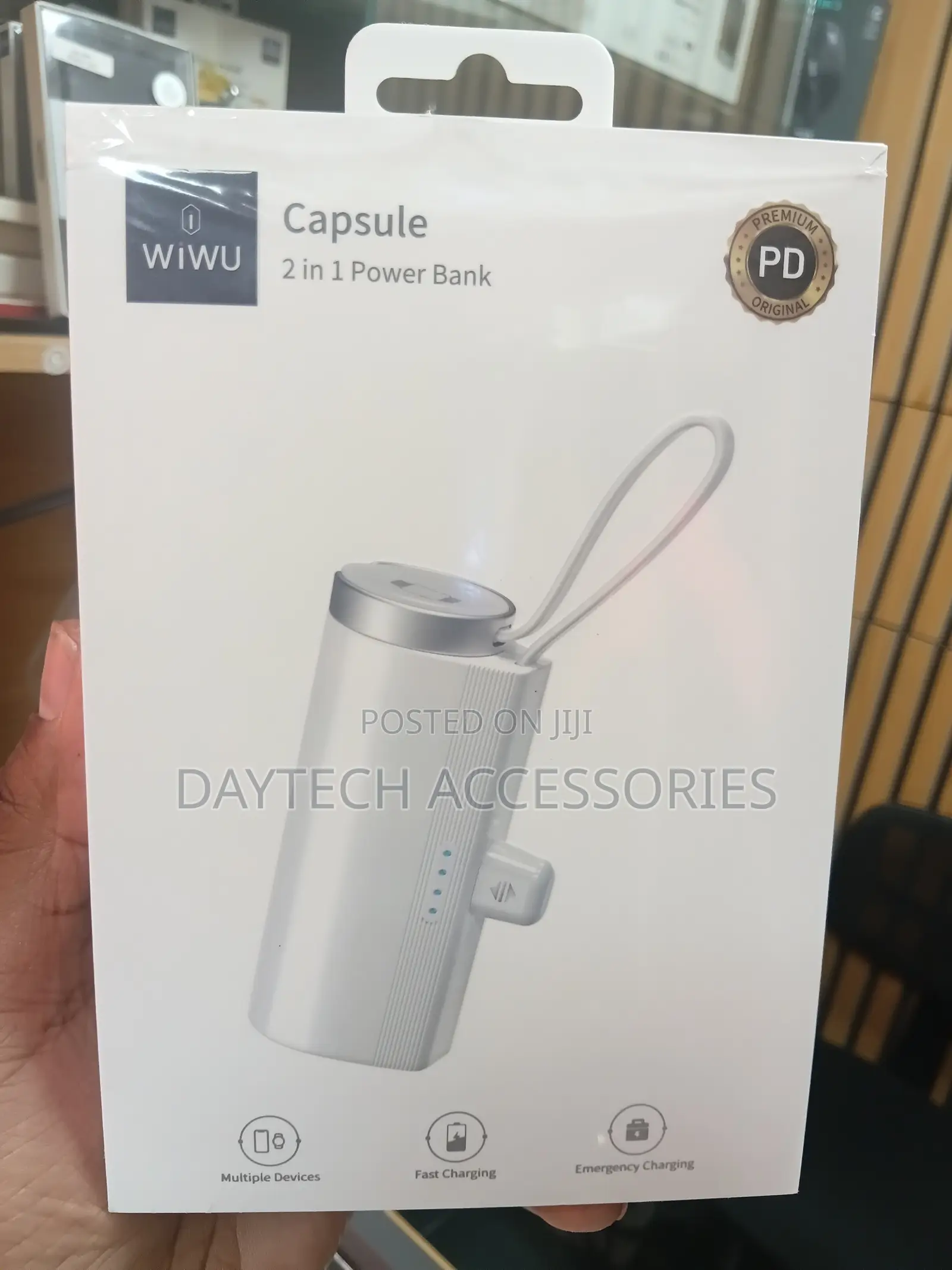 WiWU WI-W026 Capsule Type-C Power Bank (5000mAh)